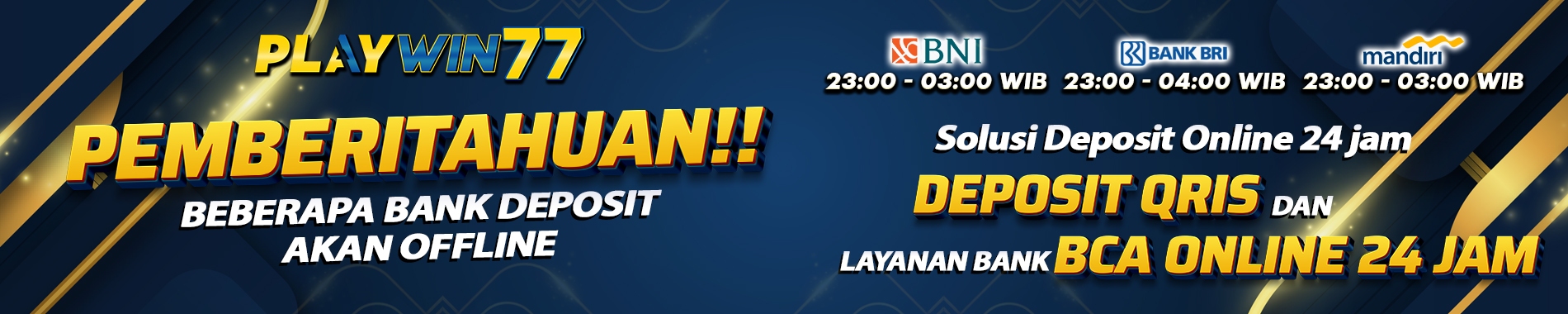 PEMBERITAHUAN 3 BANK OFFLINE